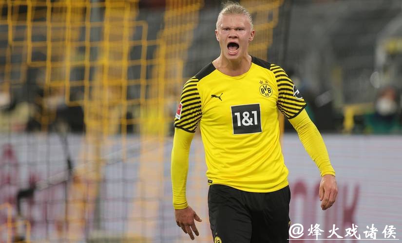 ​德甲-哈兰德2球+造点破纪录 多特5-0胜